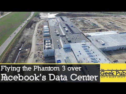Facebook Data Center Drone Flyover