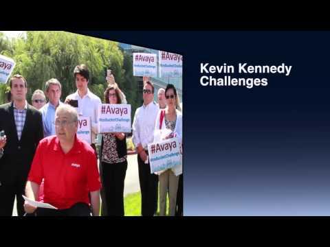 Avaya CEO Kevin Kennedy Accepts The #IceBucketChallenge