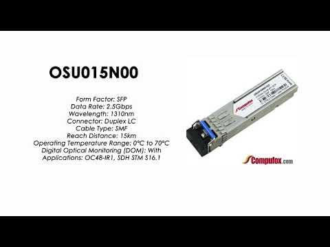 OSU015N00  |  Huawei Compatible SFP 2.5G OC48-IR1 SMF 1310nm 15km