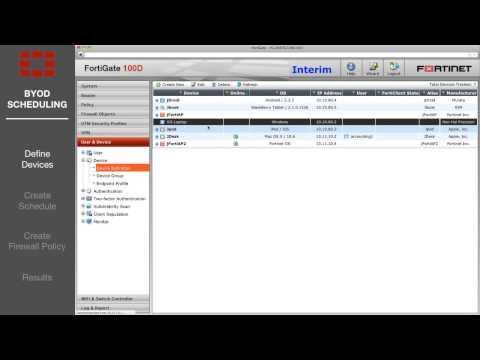 FortiGate Cookbook   BYOD Scheduling 5 0 01 21