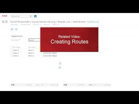 How To Create Brands In Avaya Social Responder?