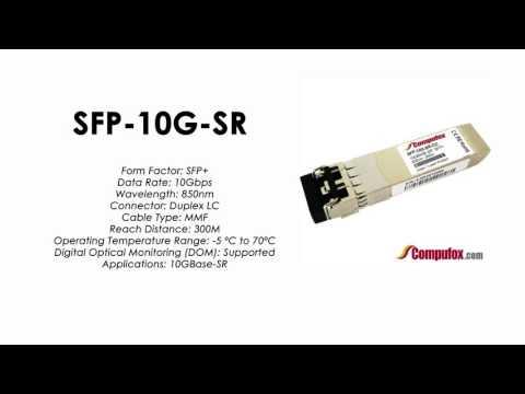 SFP-10G-SR  |  Alcatel Compatible 10GBase-SR 850nm 300m SFP+