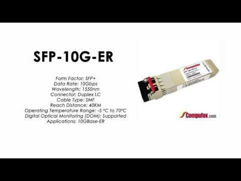 SFP-10G-ER  |  Alcatel Compatible 10GBase-ER 1550nm 40km SFP+