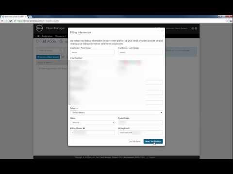 How To Register At Dell Cloud Marketplace Using An Existing Dell Account