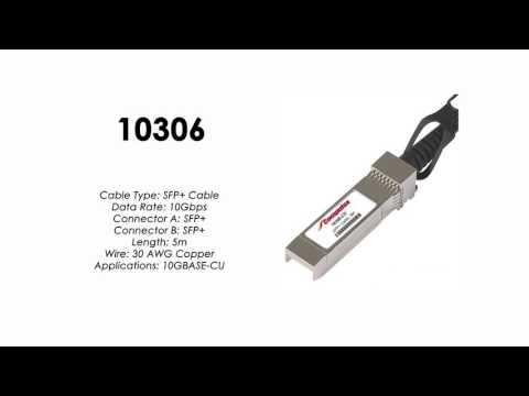 10306 | Extreme Networks Compatible 10Gb Ethernet Passive SFP+ Direct Attach Cable, 5M
