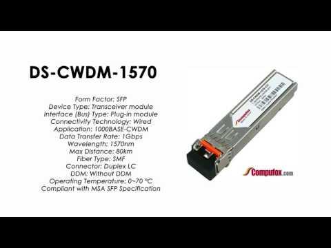 DS-CWDM-1570  |  Cisco Compatible 1570nm 1000BASE-CWDM SFP 80km