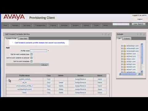 How To Configure Call Forward Service On An Avaya AS5300