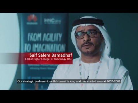 Customer Interview: Higher Colleges Of Technology At The Huawei Network Congress Middle East 2015