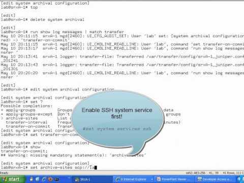 Configuration Archival Learning Byte