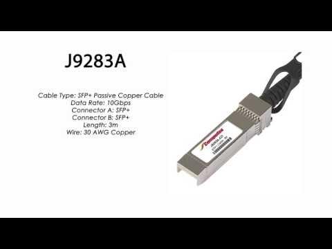 J9283A  |  HP Compatible SFP+ Passive Copper Cable 3m