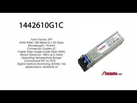 1442610G1C  |  Adtran Compatible 100Base-LX/1000Base-LX 1310nm 10km SFP