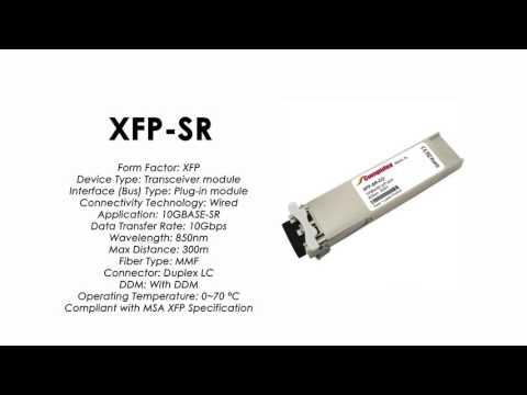 XFP-SR  |  ZyXEL Compatible 10GBase-SR XFP 850nm 300m MMF