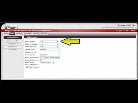 How To Manage Provisioned Users On Avaya One-X Client Enablement Services