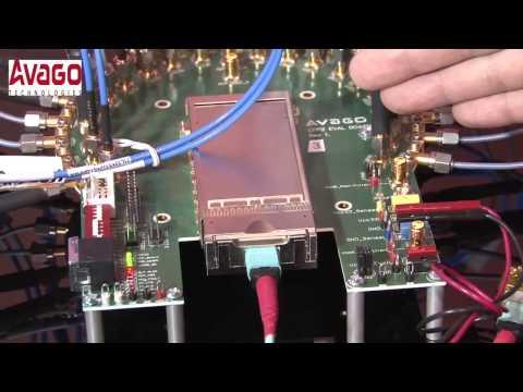 Avago 100G CFP2 SR10 Optical Transceiver Demonstration