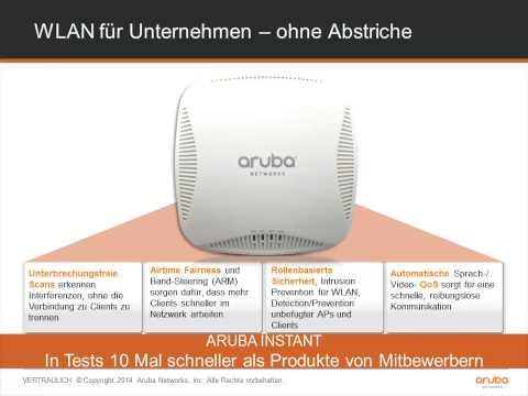 Aruba Instant Overview DE