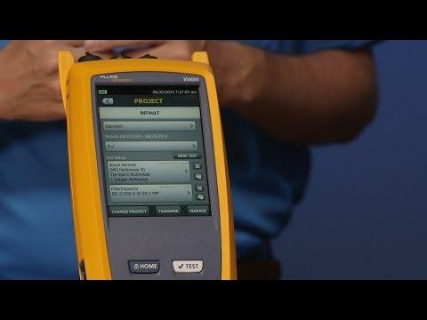 CertiFiber Pro OLTS Getting Started Video - Setup Part 1 By Fluke Networks