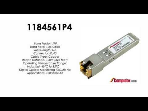 1184561P4  |  Adtran Compatible 1.25Gbps RJ45 100m SFP
