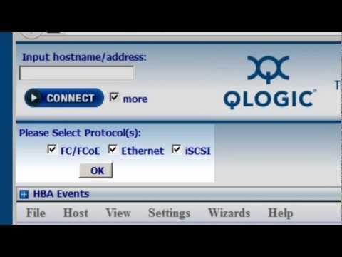 QLogic KnowHow: QConvergeConsole GUI: Getting Started