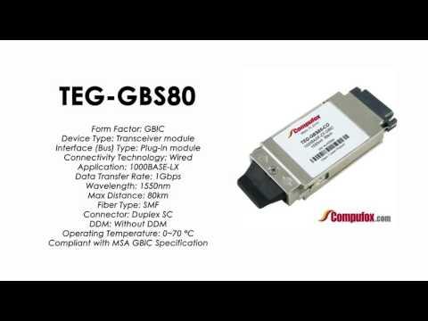 TEG-GBS80  |  TRENDnet Compatible 1000Base-LX 1550nm 80km GBIC