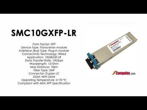 SMC10GXFP-LR  |  SMC Compatible 10GBase-LR 1310nm 10km XFP