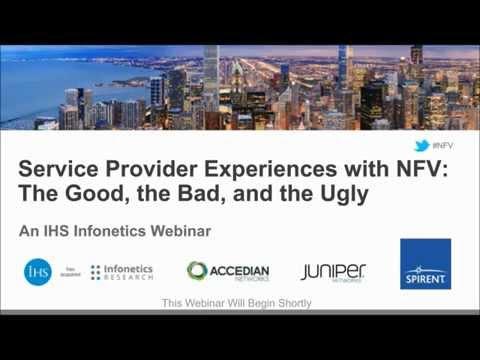 Spirent: Service Provider Experience With NFV