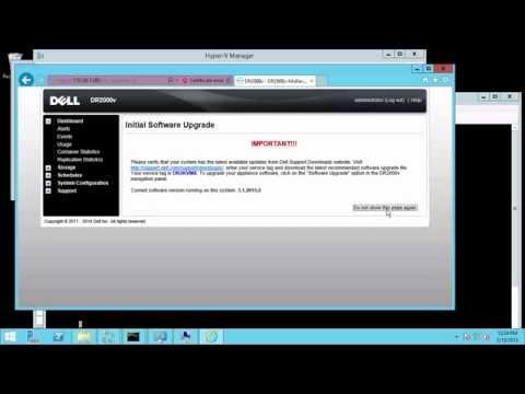 Deploy DR2000v Into A Remote Microsoft Hyper-V 2012 R2 Environment
