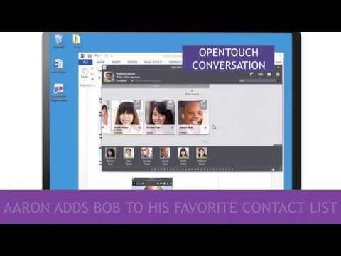 OpenTouch Conversation Demo: Microsoft Lync Federation