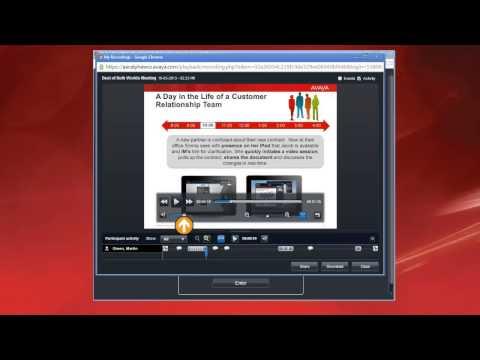 Avaya Aura: Playback Your Recordings