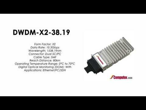 DWDM-X2-38.19  |  Cisco Compatible 10GBASE-DWDM X2 1538.19nm 80km