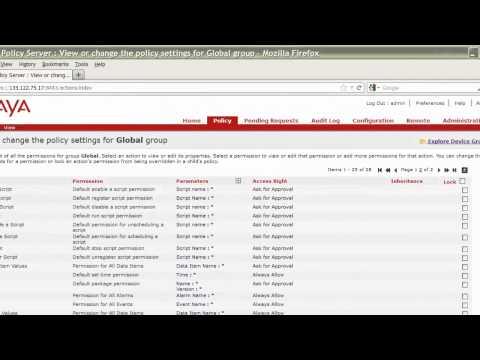 How To Accept Or Deny A Pending Remote Access Session Request In Avaya SAL Policy Server 1.5