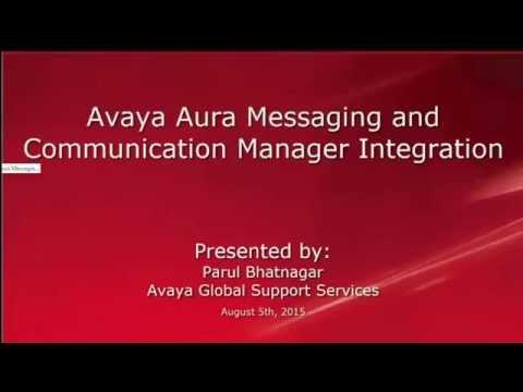 How To Integrate Avaya Aura Messaging With Communication Manager