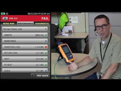 DSX 5000 CableAnalyzer Lubricant Causes Insertion Loss To Fail: By Fluke Networks