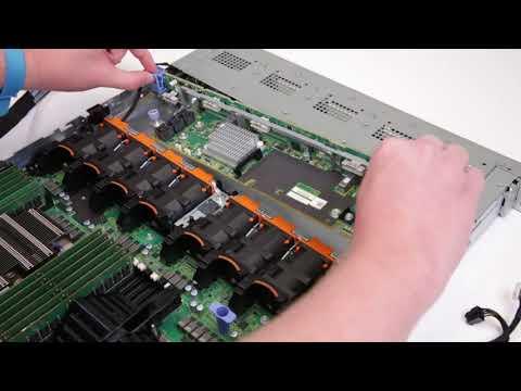 Dell EMC PowerEdge R640: Remove/Install Hard Drive Backplane