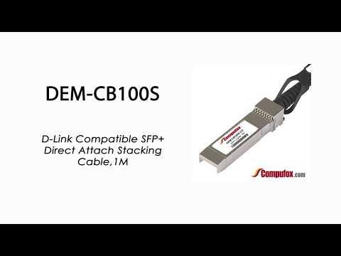 DEM-CB100S  |  D-Link Compatible SFP+ Direct Attach Stacking Cable 1M