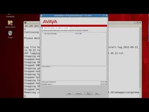 How To Perform An Avaya Secure Access Link Gateway Service Pack Attended Installation