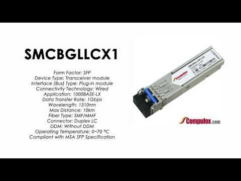 SMCBGLLCX1  |  SMC Compatible 1000BASE-LX 1310nm 10km SFP