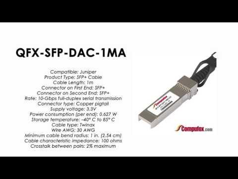 QFX-SFP-DAC-1MA  | Juniper Compatible SFP+ Direct Attach Active Cable 1m