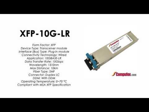 XFP-10G-LR  |  Alcatel Compatible 1310nm 10km XFP