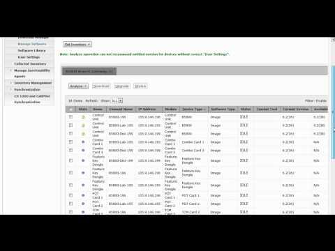 Using Avaya Aura System Manager To Analyze And Upgrade B5800 Firmware