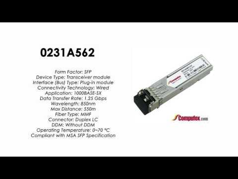 0231A562  |  Huawei Compatible SFP 1000BASE-SX, 850nm, MMF, 550m