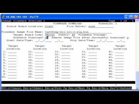 How To Use The Firmware Download Reason Code In Avaya Communication Manager