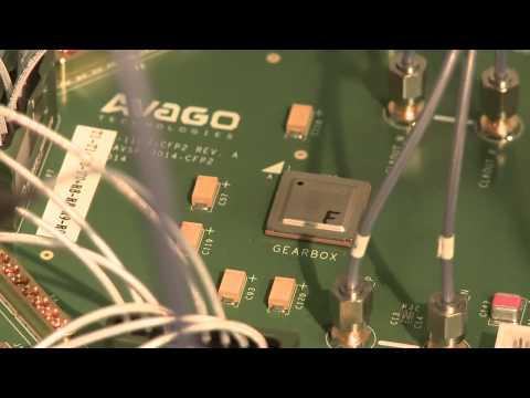Avago 100G CFP2 Line Card Reference Solution Demonstration At OFC 2014