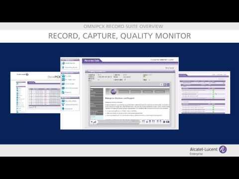 OmniPCX Record Suite Overview - Customer Service Solution