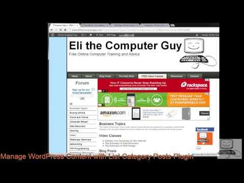 Manage WordPress Content With List Category Posts Plugin