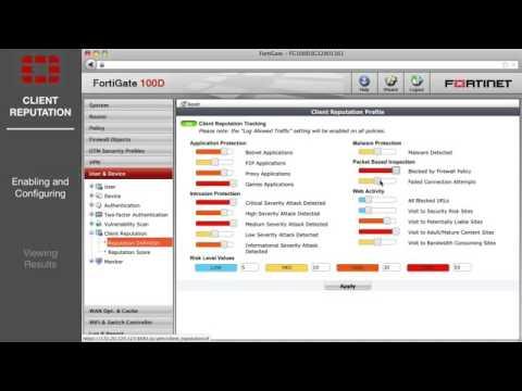 FortiGate Cookbook   Client Reputation 5 0