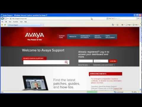 How To Set E-Notifications On The Avaya Support Website