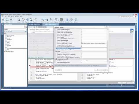 Enhancements In The Object Compare Tool In Toad For DB2