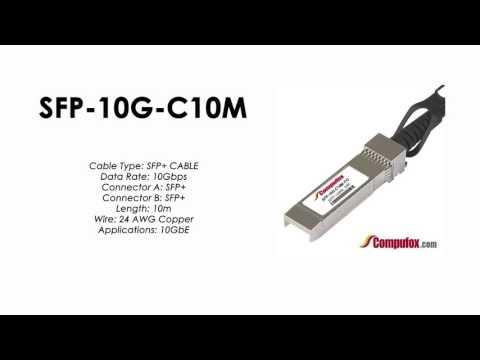 SFP-10G-C10M  |  Alcatel Compatible 10Gbps 10m SFP+ Copper Cable