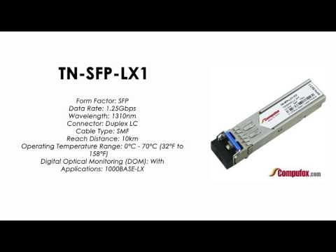 TN-SFP-LX1  |  Transition Compatible 1000BASE-LX SFP 1310nm SMF 10km