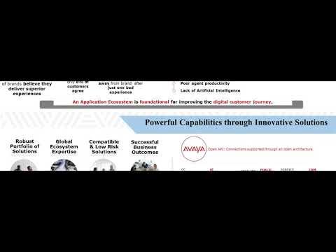 Avaya Professional Services Digital Ecosystem Explanation
